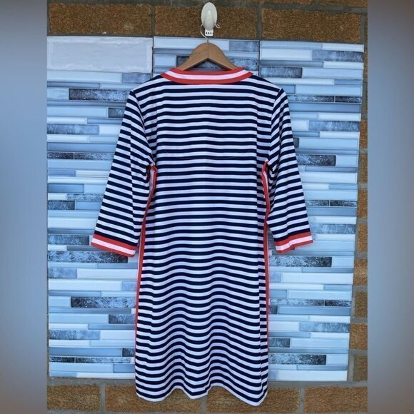 Gretchen Scott The Hinckley Jersey Split Neck Dress XL - Picture 10 of 13